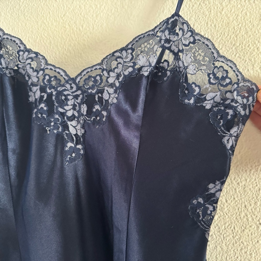 Fredericks of Hollywood Vintage Lace Slip Romantic Glamour Medium Boudoir Siren - Picture 7 of 14